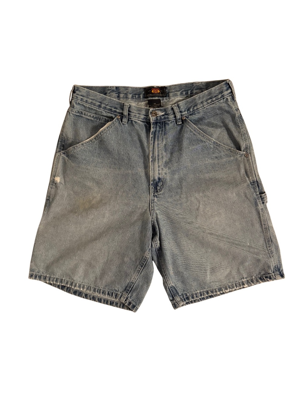Route 66 Washed Blue Denim Work Jorts